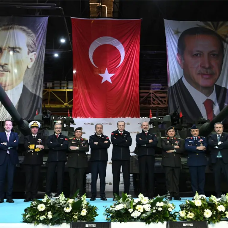 YENİ ALTAY TANKLARI CUMHURBAŞKANI RECEP TAYYİP ERDOĞAN’IN KATILDIĞI TÖREN İLE TSK'YA TEST İÇİN TESLİM EDİLDİ